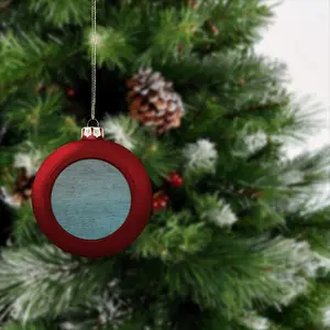 Hazy Shades Of Blue Christmas Ball (Big)