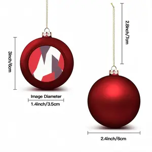 Two Color Abstract Christmas Ball (Big)