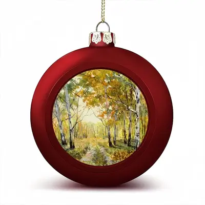 Birch Tree Forest Trail Christmas Ball (Big)