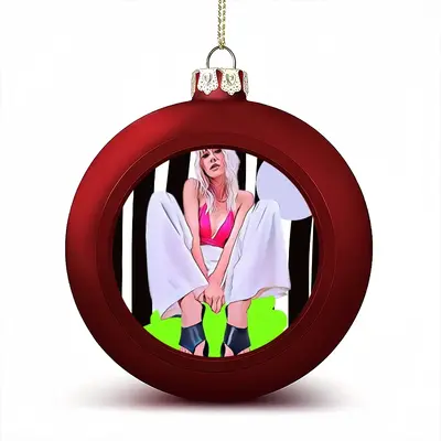 Blonde Fashion Girl Christmas Ball (Big)