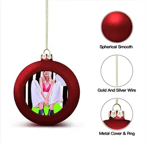 Blonde Fashion Girl Christmas Ball (Big)