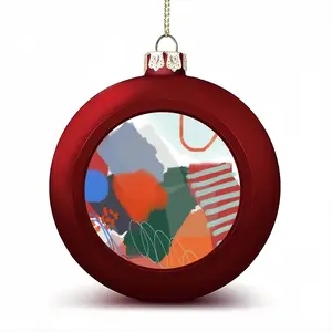 Modern Extra Large Orange Christmas Ball (Big)