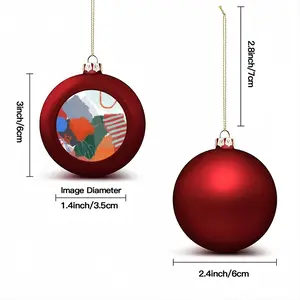 Modern Extra Large Orange Christmas Ball (Big)