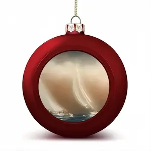 Sailboats J12 In Storm Christmas Ball (Big)