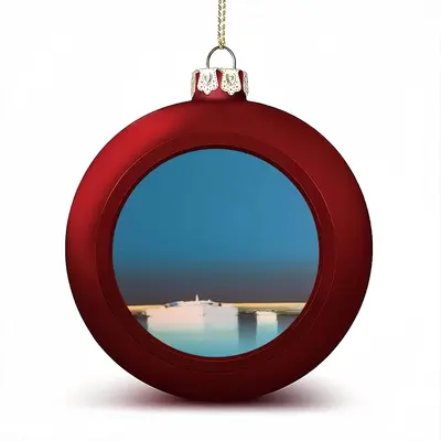 One Small Boat With Deep Blue Sky Christmas Ball (Big)