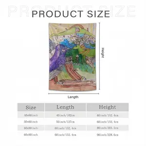 The Lee - Drawing Wall Tapestry (Multi-Size, Vertical)