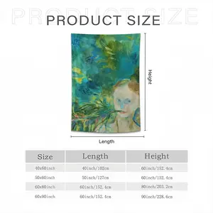 August Wall Tapestry (Multi-Size, Vertical)