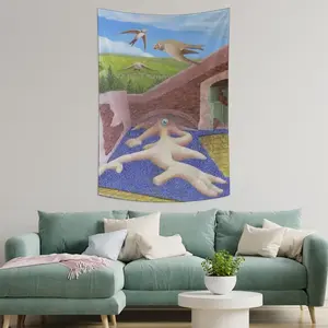 This Was Not Unusual Wall Tapestry (Multi-Size, Vertical)