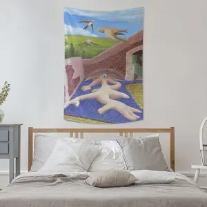 This Was Not Unusual Wall Tapestry (Multi-Size, Vertical)