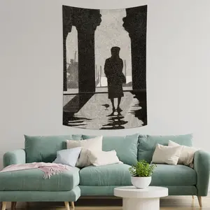 Anticipation Of A Moment Wall Tapestry (Multi-Size, Vertical)