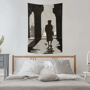 Anticipation Of A Moment Wall Tapestry (Multi-Size, Vertical)