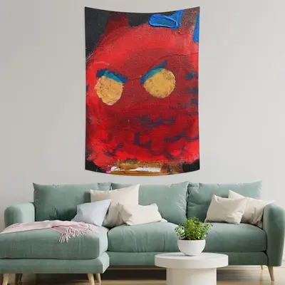 Derrida Bird Wall Tapestry (Multi-Size, Vertical)