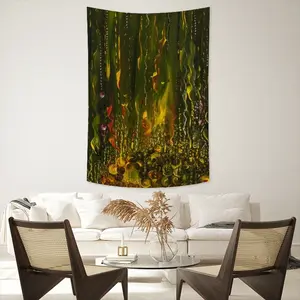 Cellular Universe M Wall Tapestry (Multi-Size, Vertical)