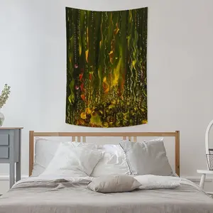 Cellular Universe M Wall Tapestry (Multi-Size, Vertical)