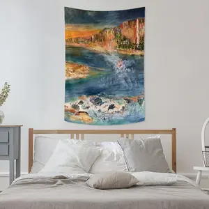 Angel Of My Land Wall Tapestry (Multi-Size, Vertical)