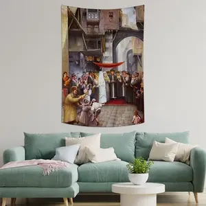 Jewish Wedding Wall Tapestry (Multi-Size, Vertical)