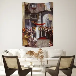 Jewish Wedding Wall Tapestry (Multi-Size, Vertical)