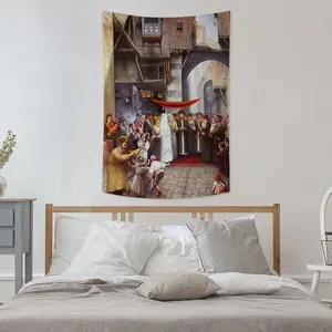 Jewish Wedding Wall Tapestry (Multi-Size, Vertical)