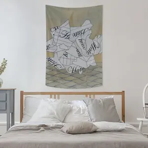 Crush Hate Wall Tapestry (Multi-Size, Vertical)