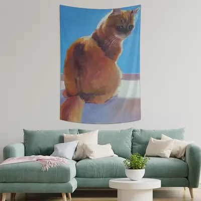 Cat Wall Tapestry (Multi-Size, Vertical)