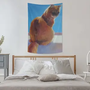 Cat Wall Tapestry (Multi-Size, Vertical)