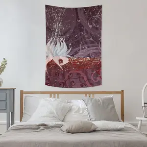 Lotus Wall Tapestry (Multi-Size, Vertical)