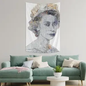 Queen Elizabeth 2 Wall Tapestry (Multi-Size, Vertical)