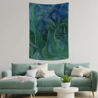 Emerald Code Wall Tapestry (Multi-Size, Vertical)