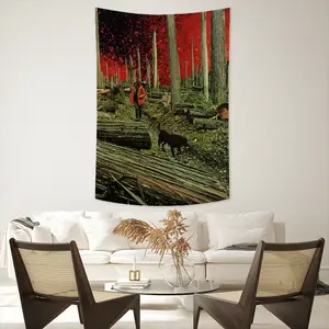 Firebreak Wall Tapestry (Multi-Size, Vertical)