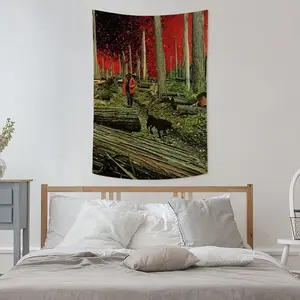 Firebreak Wall Tapestry (Multi-Size, Vertical)