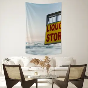 Liquor Store Wall Tapestry (Multi-Size, Vertical)