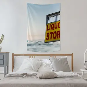 Liquor Store Wall Tapestry (Multi-Size, Vertical)