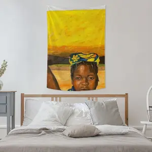 African Girls Wall Tapestry (Multi-Size, Vertical)