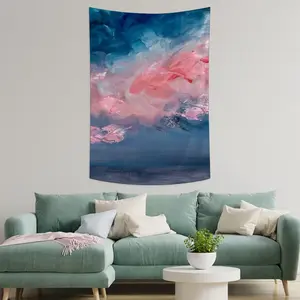 Cotton Candy Sky Wall Tapestry (Multi-Size, Vertical)