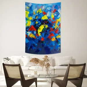 Beautiful Floral Wall Tapestry (Multi-Size, Vertical)