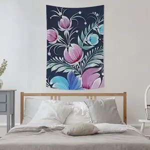 Night Pleasure Wall Tapestry (Multi-Size, Vertical)