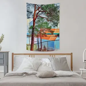 Deep Breath Wall Tapestry (Multi-Size, Vertical)