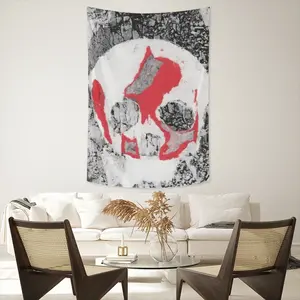 Skull Wall Tapestry (Multi-Size, Vertical)