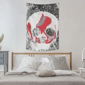 Skull Wall Tapestry (Multi-Size, Vertical)