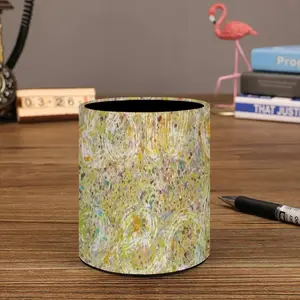 Peace Flowers Freedom Happiness Pen Holder (Round)