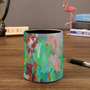 Summer Flowers Pen Holder (Round)