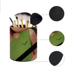 Green Dress Pen Holder (Round)