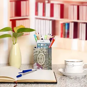 Still Life With Garlic Pen Holder (Round)