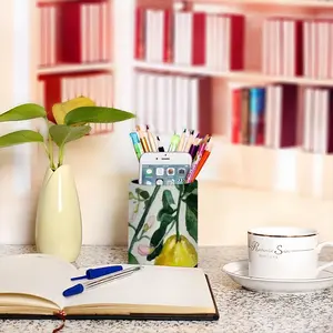 Lemon Branch Pen Holder (Round)