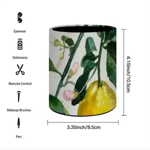 Lemon Branch Pen Holder (Round)