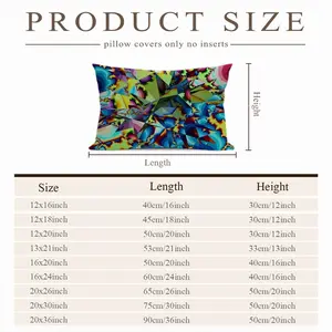 Splash Polyester Pillow (Rectangle, Multi-Size)