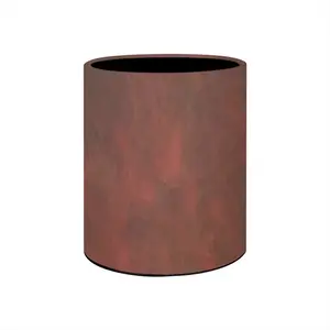 Burnt Red Clouds Pen Holder (Round)