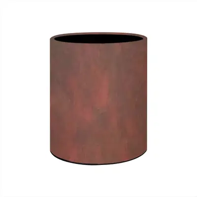 Burnt Red Clouds Pen Holder (Round)