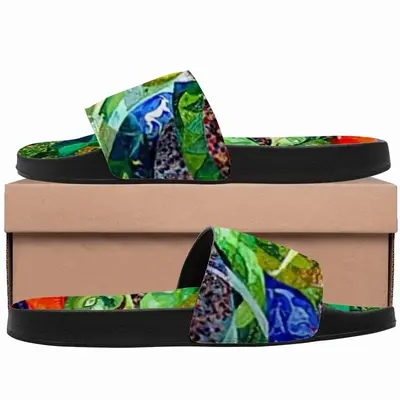 Men Frida Green Slip On Slippers