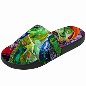 Men Frida Green Slip On Slippers